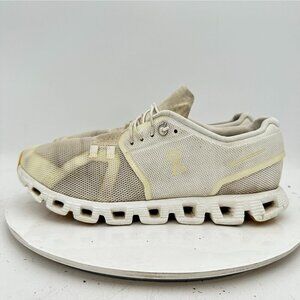 On Cloud 5 Swiss Engineering Women Size 9.5 88-98532 Undyed White Running Shoes